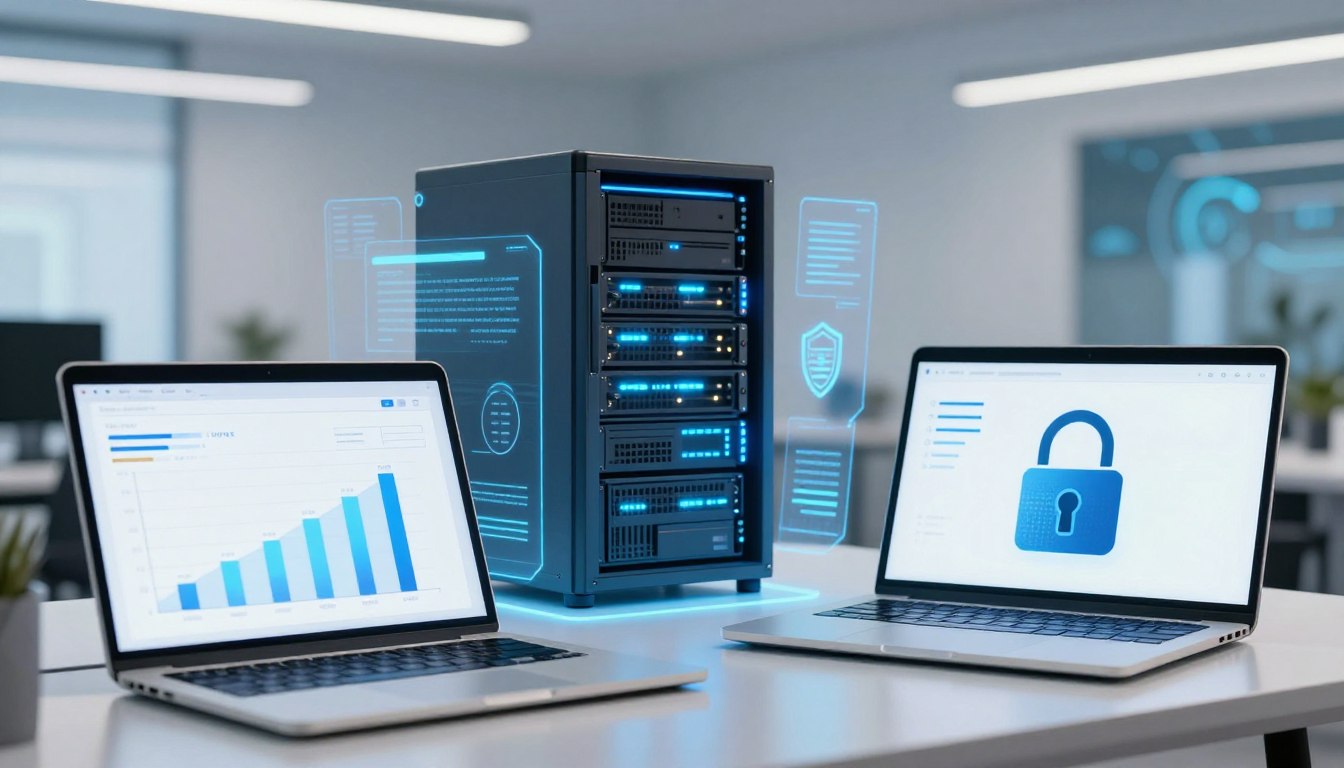 website uptime and hosting security